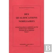 Des Qualifications Nobiliaires