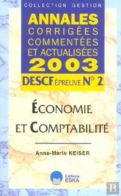 Bertrand.pt - Descf Epreuve 2. Economie Et Comptabilit