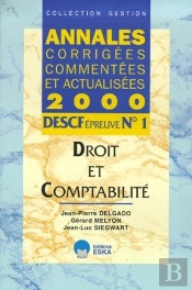 Descf Epreuve N.1 ; Droit Et Comptabilite