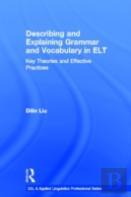 Describing And Explaining Grammar And Vocabulary In Elt