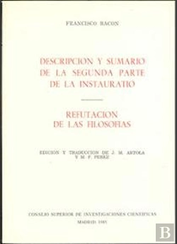 Bertrand.pt - Descripción Y Sumario De La Segunda Parte De La Instauratio