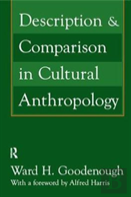 Description And Comparison In Cultural Anthropology