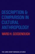 Description And Comparison In Cultural Anthropology