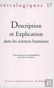Description Et Explication Dans Les Sciences Humaines