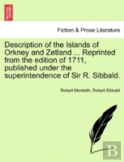 Description Of The Islands Of Orkney And