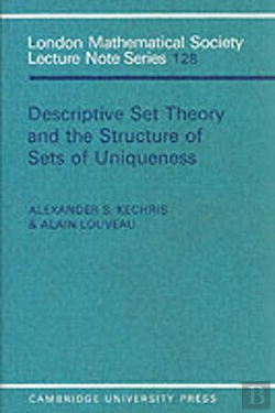 Bertrand.pt - Descriptive Set Theory And The Structure Of Sets Of Uniqueness