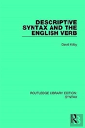 Descriptive Syntax And The English Verb