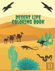 Desert Life Coloring Book