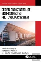 Design And Control Of Grid-Connected Photovoltaic System