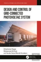 Design And Control Of Grid-Connected Photovoltaic System