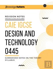 Design And Technology - Resistant Materials