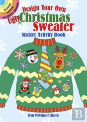 Design Your Own 'Ugly' Christmas Sweater Sticker Activity Book