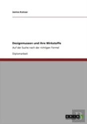Designmuseen Und Ihre Wirkstoffe