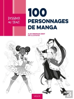 Bertrand.pt - Dessiner Au Trait : 100 Personnages De Manga