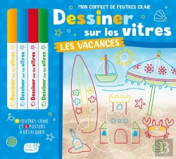 Bertrand.pt - Dessiner Sur Les Vitres - Mon Coffret De Feutres Craies - Les Vacances