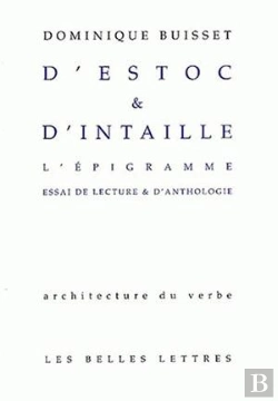 Bertrand.pt - D'Estoc Et D'Intaille. L'Epigramme : Essai De Lecture Et D'Anthologie