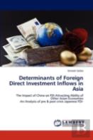 Determinants Of Foreign Direct Investment Inflows In Asia
