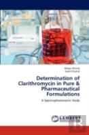 Determination Of Clarithromycin In Pure & Pharmaceutical Formulations