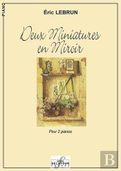 Deux Miniatures En Miroir Pour 2 Pianos
