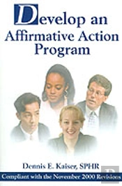 Develop An Affirmative Action Program