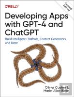 Developing Apps With Gpt-4 And Chatgpt