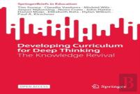 Developing Curriculum For Deep Thinking
