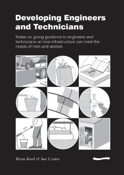 Bertrand.pt - Developing Engineers And Technicians: Notes On Giving Guidance To Engineers And Technicians On How Infrastructure Can Meet The Needs Of Men And Women