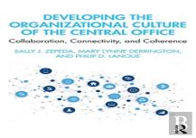 Developing The Organizational Culture Of The Central Office