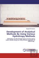 Development Of Analytical Methods By Using Various Hydrotropy Methods