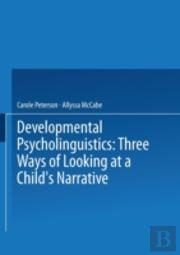 Developmental Psycholinguistics