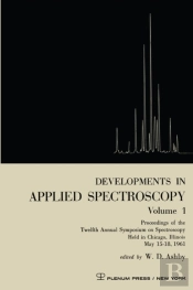 Developments In Applied Spectroscopy Volume 1