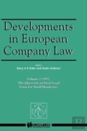 Developments In European Company Law