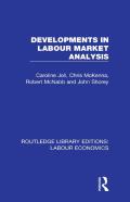 Developments In Labour Market Analysis