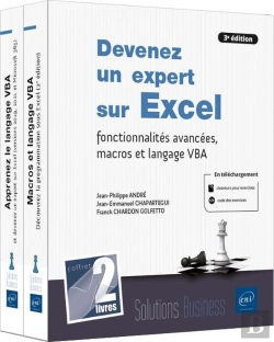 Bertrand.pt - Devenez Un Expert Sur Excel : Fonctionnalités Avancées, Macros Et Langage Vba (3e Édition)