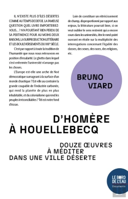 Bertrand.pt - D'Homère À Houellebecq : Douze Oeuvres À Méditer Dans Une Ville Déserte