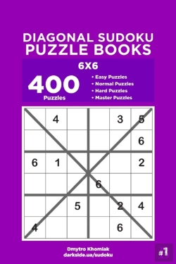 Bertrand.pt - Diagonal Sudoku Puzzle Books - 400 Easy To Master Puzzles 6x6 (Volume 1)