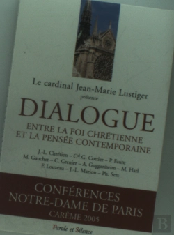 Bertrand.pt - Dialogue Entre La Foi - Conf De Careme Paris 2005