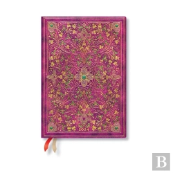 Bertrand.pt - Diamond Jubilee (Sangorski & Sutcliffe) Midi 12-Month Day-At-A-Time Dayplanner 2024