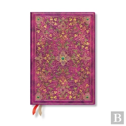 Bertrand.pt - Diamond Jubilee (Sangorski & Sutcliffe) Midi 12-Month Day-At-A-Time Hardback Dayplanner 2025 (Elastic Band Closure)