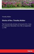 Diaries Of Rev. Timothy Walker