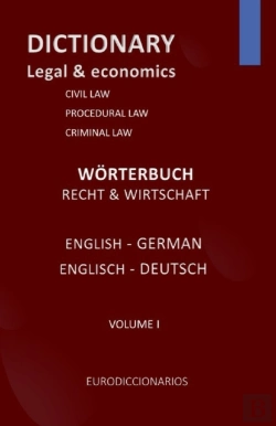 Bertrand.pt - Dictionary Legal And Economics English German
