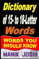 Dictionary Of 15- To 18-Letter Words