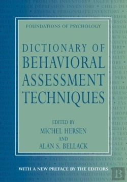 Bertrand.pt - Dictionary Of Behavioral Assessment Techniques