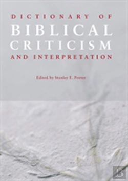 Bertrand.pt - Dictionary Of Biblical Criticism And Interpretation
