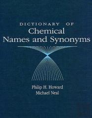 Dictionary Of Chemical Names And Synonyms