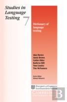 Dictionary Of Language Testing