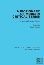 Dictionary Of Modern Critical Terms