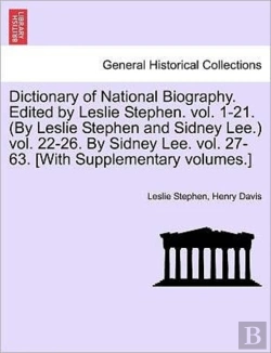 Bertrand.pt - Dictionary Of National Biography. Edited