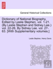 Dictionary Of National Biography. Edited