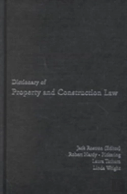Bertrand.pt - Dictionary Of Property And Construction Law
